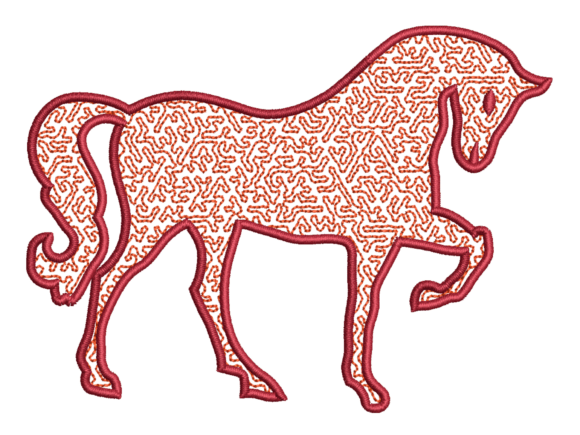 Abstract Horse Embroidery: A Craft Fair Designer’s Review
