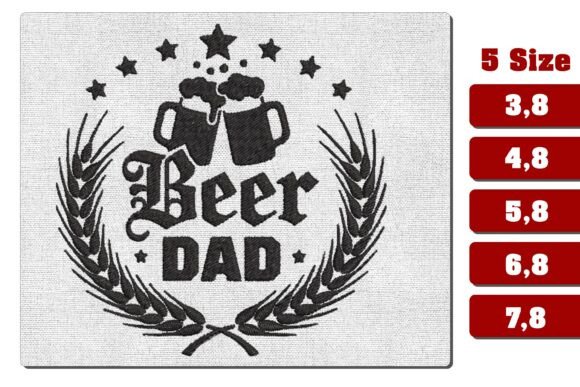 Beer Dad Embroidery Design: A Designer’s Take