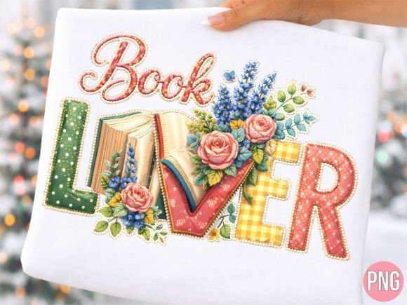 Book Lover Floral Embroidery Patch Art Review
