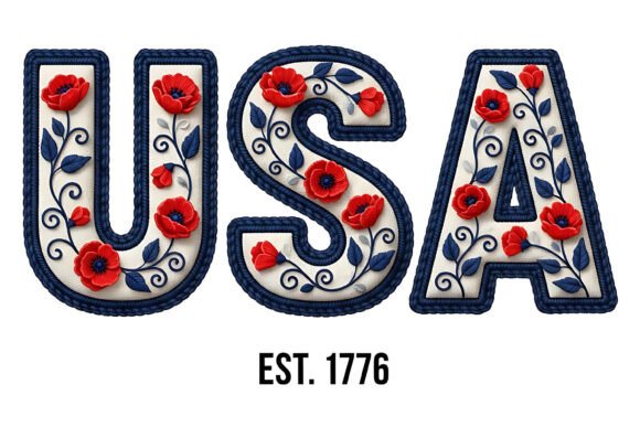 h1>USA Est 1776 Floral Rope Embroidery PNG Review for Boutique Sweatshirts