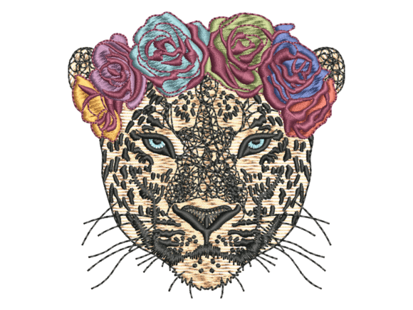 Leopard Rose Embroidery Design: A Seasonal Spotlight