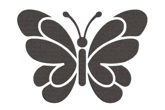 Simple Butterfly Embroidery Design