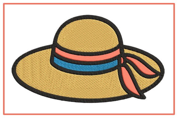 Summer Straw Hat Embroidery Design Review for Small Business Branding