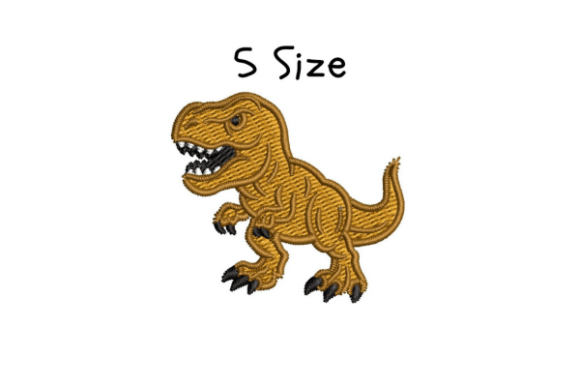 T-Rex Embroidery Design: A Bold Choice for Small Business Merch
